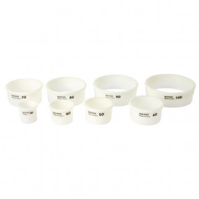 Lot de découpoirs ronds unis Exoglass 30 à 100mm Matfer