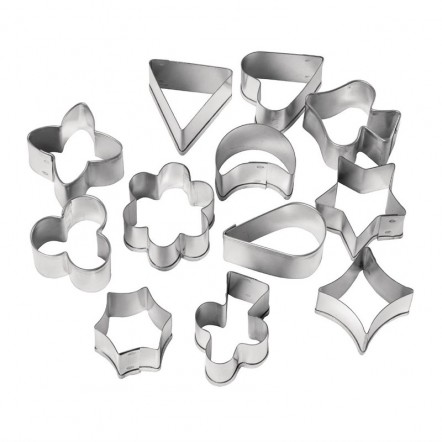 Lot de 12 découpoirs formes variées Vogue