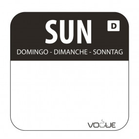 Etiquettes solubles pour aliments Vogue dimanche