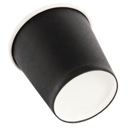 Gobelets jetables à café espresso Fiesta noirs 120ml x50