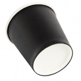 Gobelets jetables à café espresso Fiesta noirs 120ml x1000