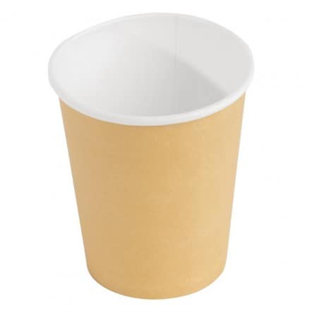 Gobelets jetables boissons chaudes Fiesta marron 225ml x1000