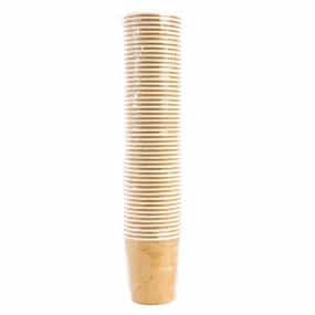 Gobelets jetables boissons chaudes Fiesta marron 225ml x1000