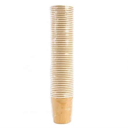 Gobelets jetables boissons chaudes Fiesta marron 225ml x1000