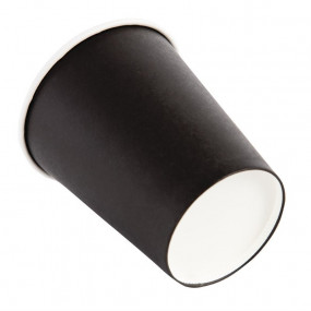 Gobelets jetables boissons chaudes Fiesta noirs 225ml x50