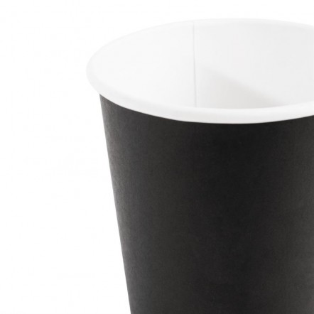 Gobelets jetables boissons chaudes Fiesta noirs 225ml x50