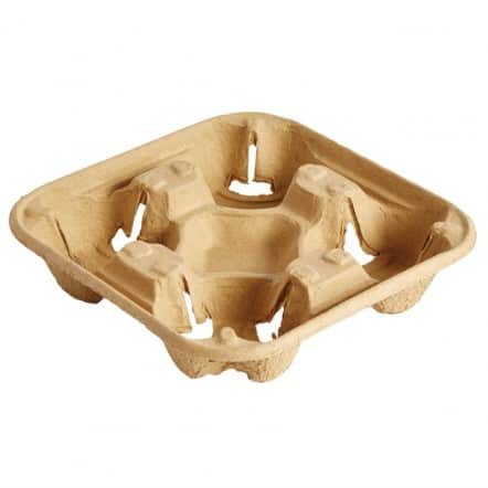 Porte-gobelets jetables 4 alvéoles