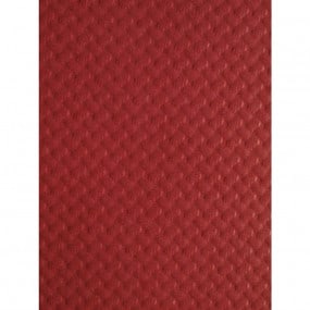 Sets de table en papier bordeaux