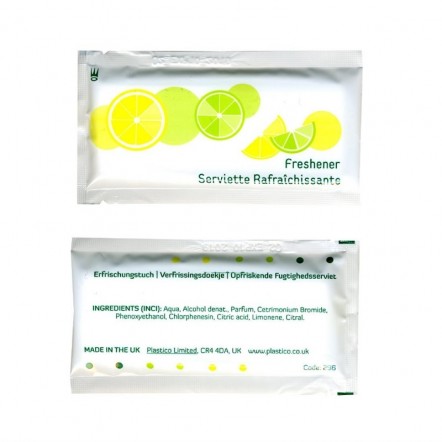 Serviettes rafraîchissantes Plastico x500