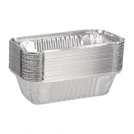 Grandes barquettes rectangulaires aluminium Fiesta