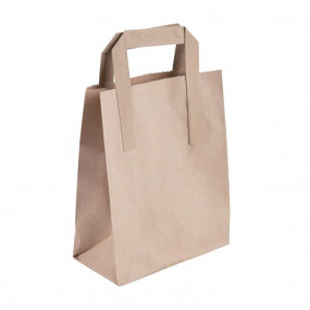 Petits sacs en papier recyclé marron Fiesta Green