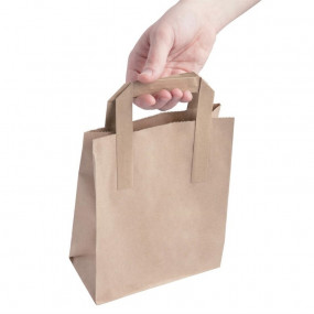 Petits sacs en papier recyclé marron Fiesta Green