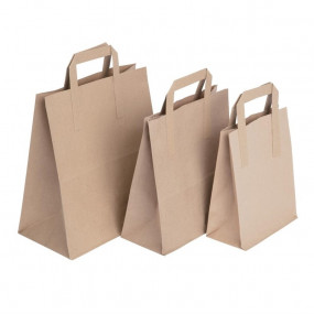Petits sacs en papier recyclé marron Fiesta Green