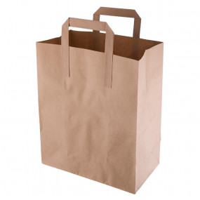 Sacs en papier recyclable marron 255 x 215mm