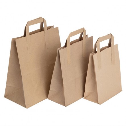 Sacs en papier recyclable marron 305 x 254mm