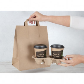 Sacs en papier recyclable marron 305 x 254mm