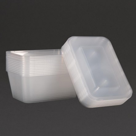 Récipient en plastique pour micro-ondes 1L