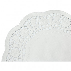 Napperons ronds en papier Fiesta 100mm
