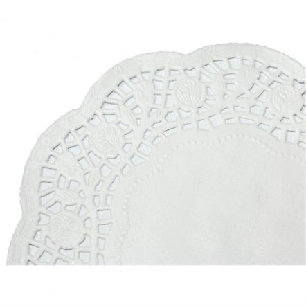 Napperons ronds en papier Fiesta 100mm