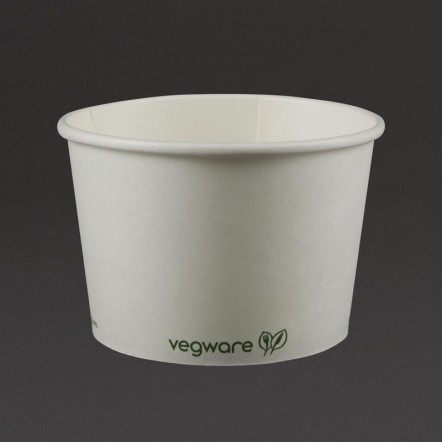 Bols à soupe / glace compostables Vegware 455ml