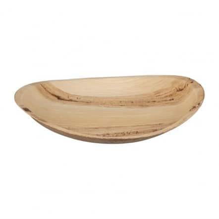 Assiettes plates rondes en feuilles de palmier Fiesta Green 250mm
