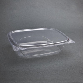 Barquettes à salade avec couvercle compostables en PLA Fiesta Green 682ml