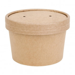 Pots à soupe compostables...