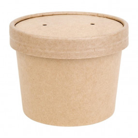 Pots à soupe compostables...