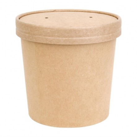 Pots à soupe compostables en PLA Fiesta Green 118 mm - 73,8 cl