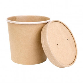 Pots à soupe compostables en PLA Fiesta Green 118 mm - 73,8 cl
