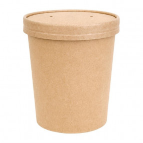 Pots à soupe compostables...