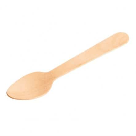 Petites cuillères en bois Fiesta 110mm