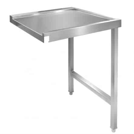 Table de sortie gauche pour lave-vaisselle à capot Vogue 1100mm