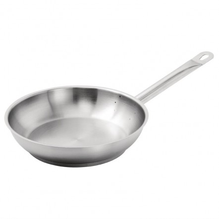 Poêle induction en acier inoxydable Vogue 240mm