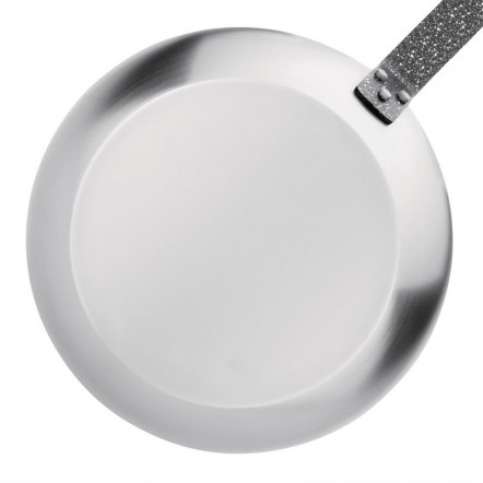 Poêle induction en acier carbone Vogue 255mm