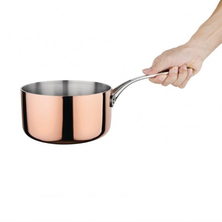 Casserole en cuivre 3 couches Vogue 18 cm