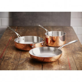 Casserole en cuivre 3 couches Vogue 18 cm