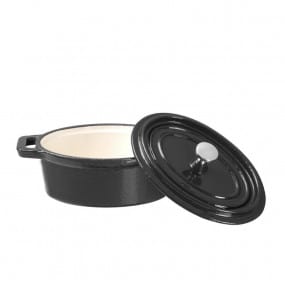 Mini-cocotte ovale en fonte Vogue