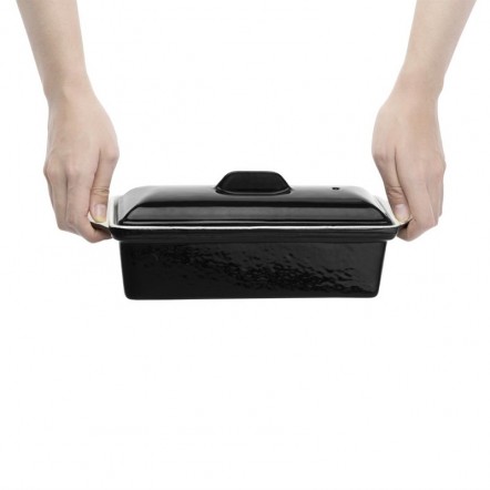Terrine en fonte Vogue noire 1,3L