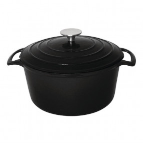 Grande cocotte ronde noire...