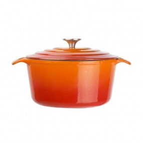 Grande cocotte ronde orange...