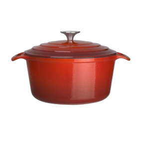 Grande cocotte ronde rouge...