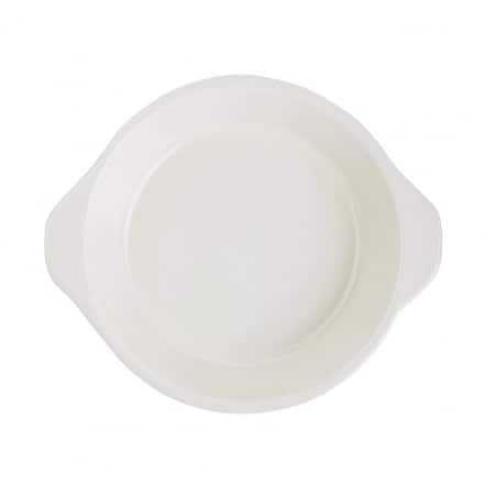 Plat à gratin rond orange Vogue