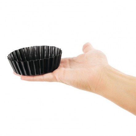 Moule à quiche cannelé profond antiadhésif 100mm Vogue