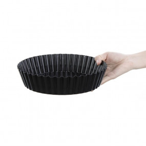 Moule à quiche cannelé profond antiadhésif 250mm Vogue
