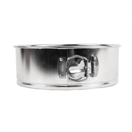 Moule rond à charnière en fer blanc Vogue 75 x 200mm