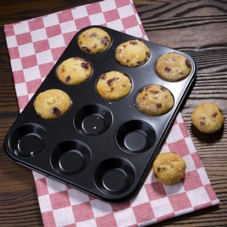 Plaque antiadhésive de mini moules à muffins Vogue