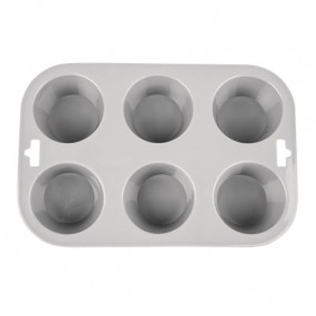 Plaque flexible en silicone 6 muffins Vogue