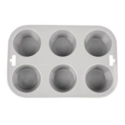 Plaque flexible en silicone 6 muffins Vogue