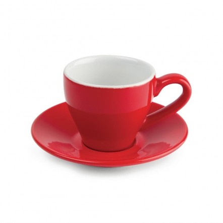 Soucoupe pour tasse espresso Olympia rouge 117mm